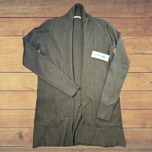 NWT Pink Clover Penton Two Pocket Cardigan Olive XS